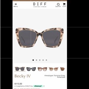 Women’s DIFF sunglasses